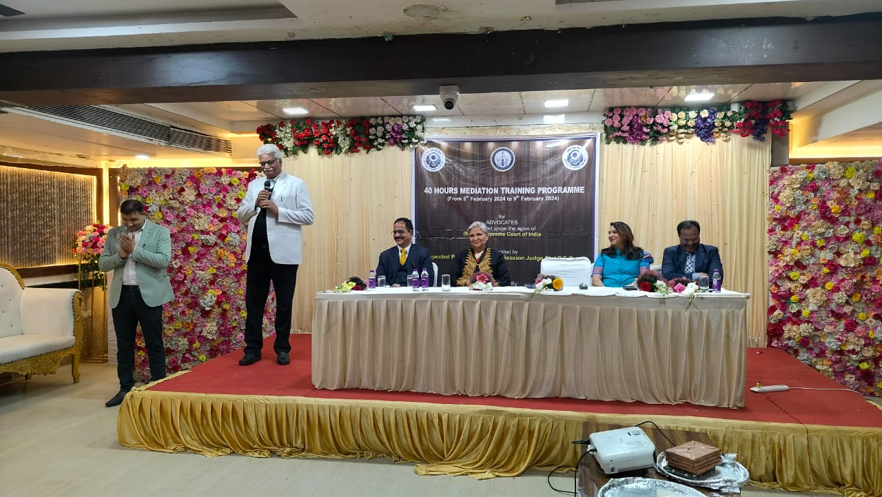 पक्षकारों की शर्तों पर मामलों को सुलझाने की प्रक्रिया, जिसमें प्रशिक्षित मध्यस्थों की भूमिका महत्वपूर्ण है – प्रधान जिला न्यायाधीश श्री गुप्ता