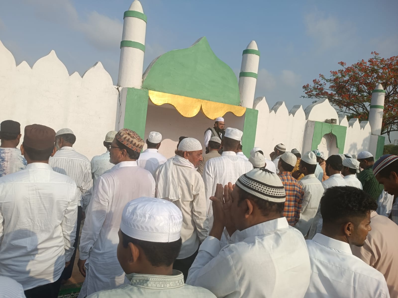 Today, the festival of Eid is being celebrated with simplicity throughout the country.