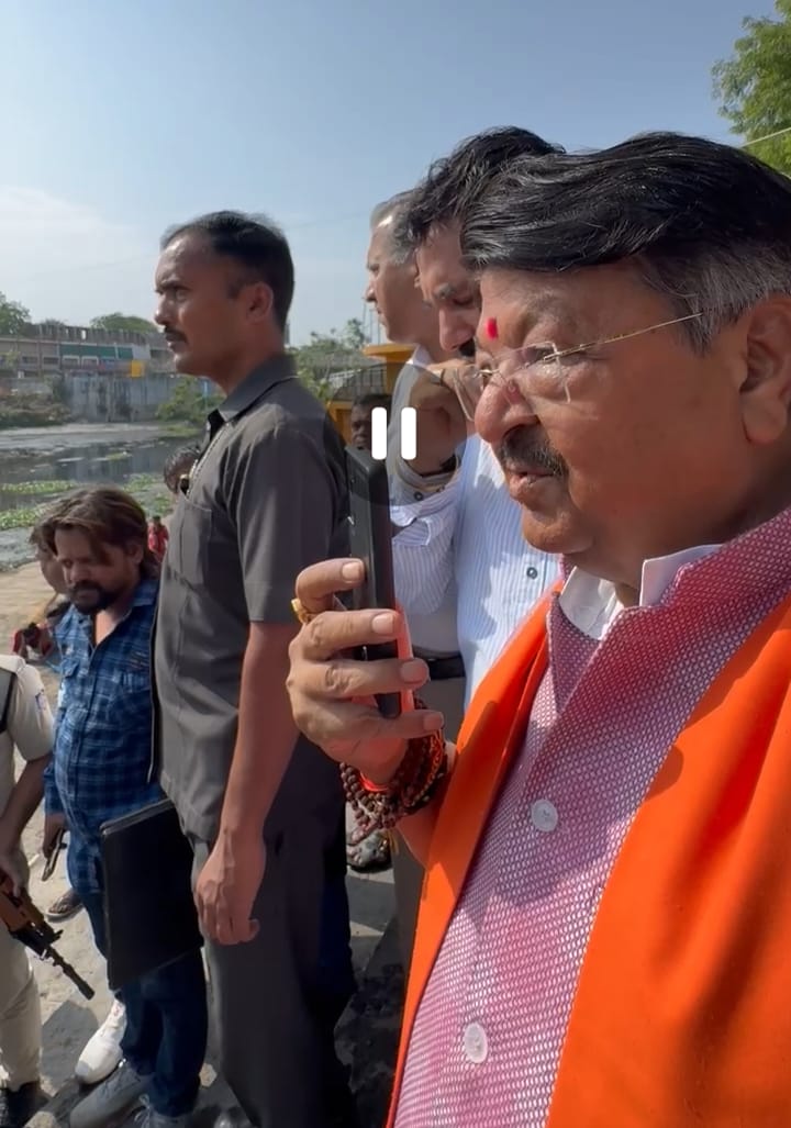 चुनाव खत्म: वापस क्षेत्र में उतरे मंत्री विजयवर्गीय …..
