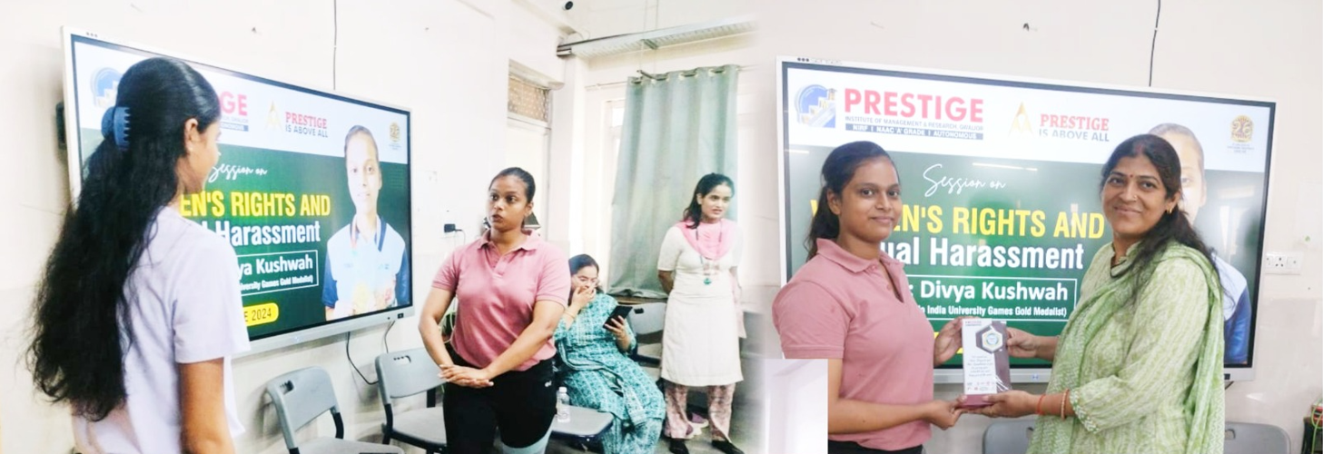 प्रेस्टीज प्रबंधन एवं शोध संस्थान ग्वालियर में प्रशिक्षण कार्यशाला का हुआ आयोजन