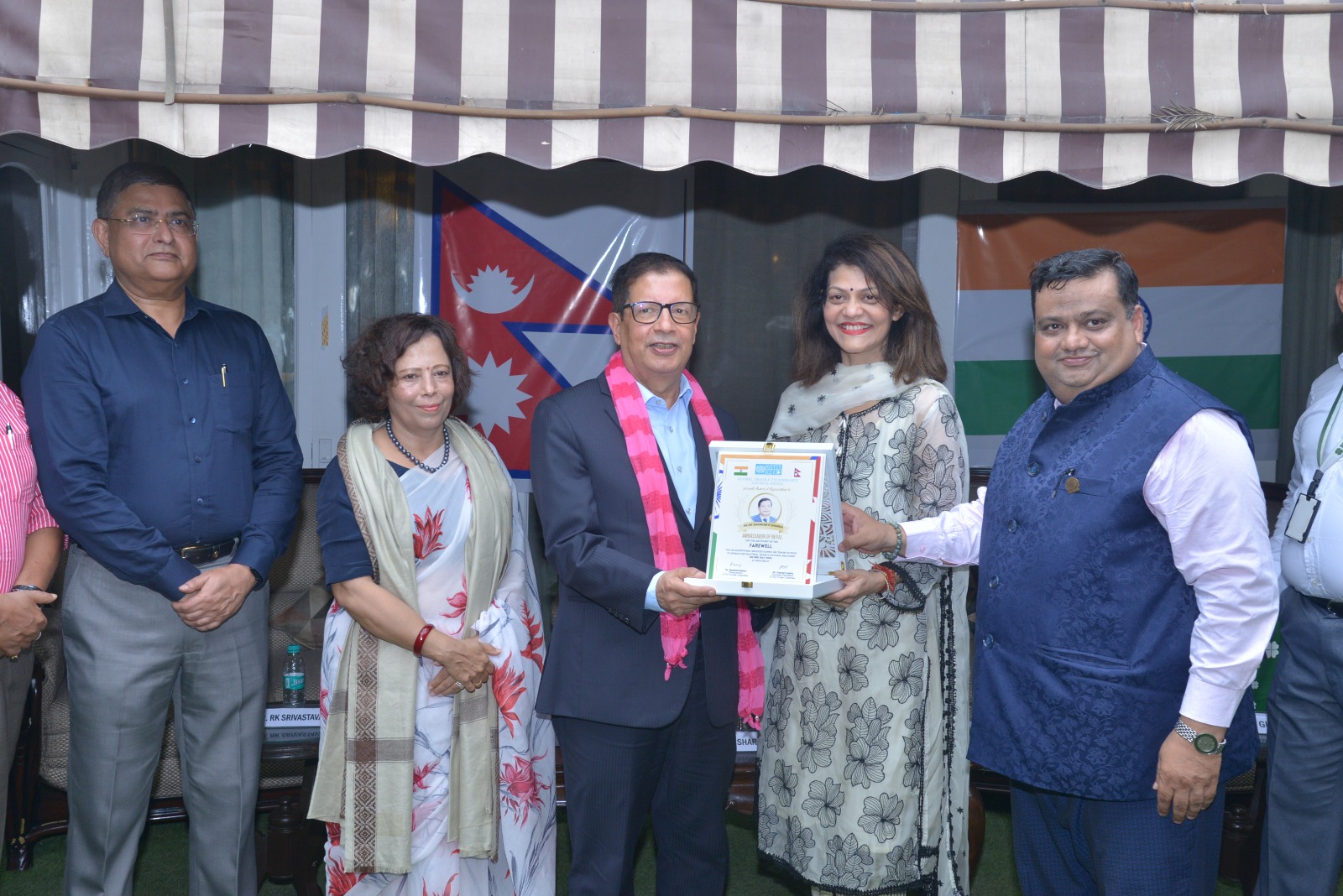 जीटीटीसीआई और रेलिगेयर द्वारा नेपाल के राजदूत के लिए विदाई समारोह