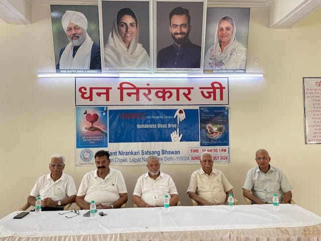 निरंकारी भक्तों द्वारा रक्तदान