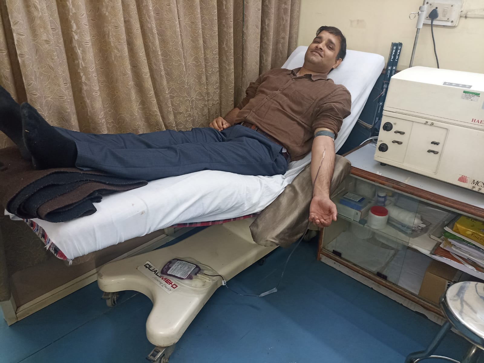 रक्तदान करके किसी के जीवन को बचाने की खुशी शब्दों में बयां करना मुश्किल-शर्मा।